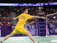 羽毛球比赛中我国选手技惊四座