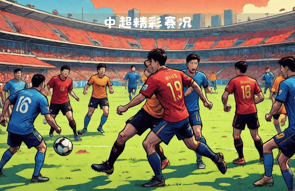 球员们努力拼搏，中超比赛精彩纷呈
